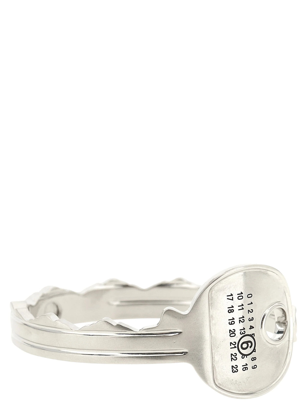 MM6 Maison Margiela Silver Brass Bracelet - 4