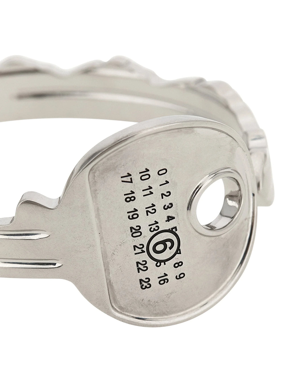 MM6 Maison Margiela Silver Brass Bracelet - 4