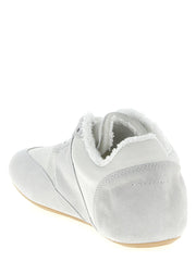 MM6 Maison Margiela hvite sneakers i kalveskinn
