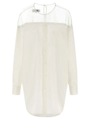 MM6 Maison Margiela White Cotton Blouse