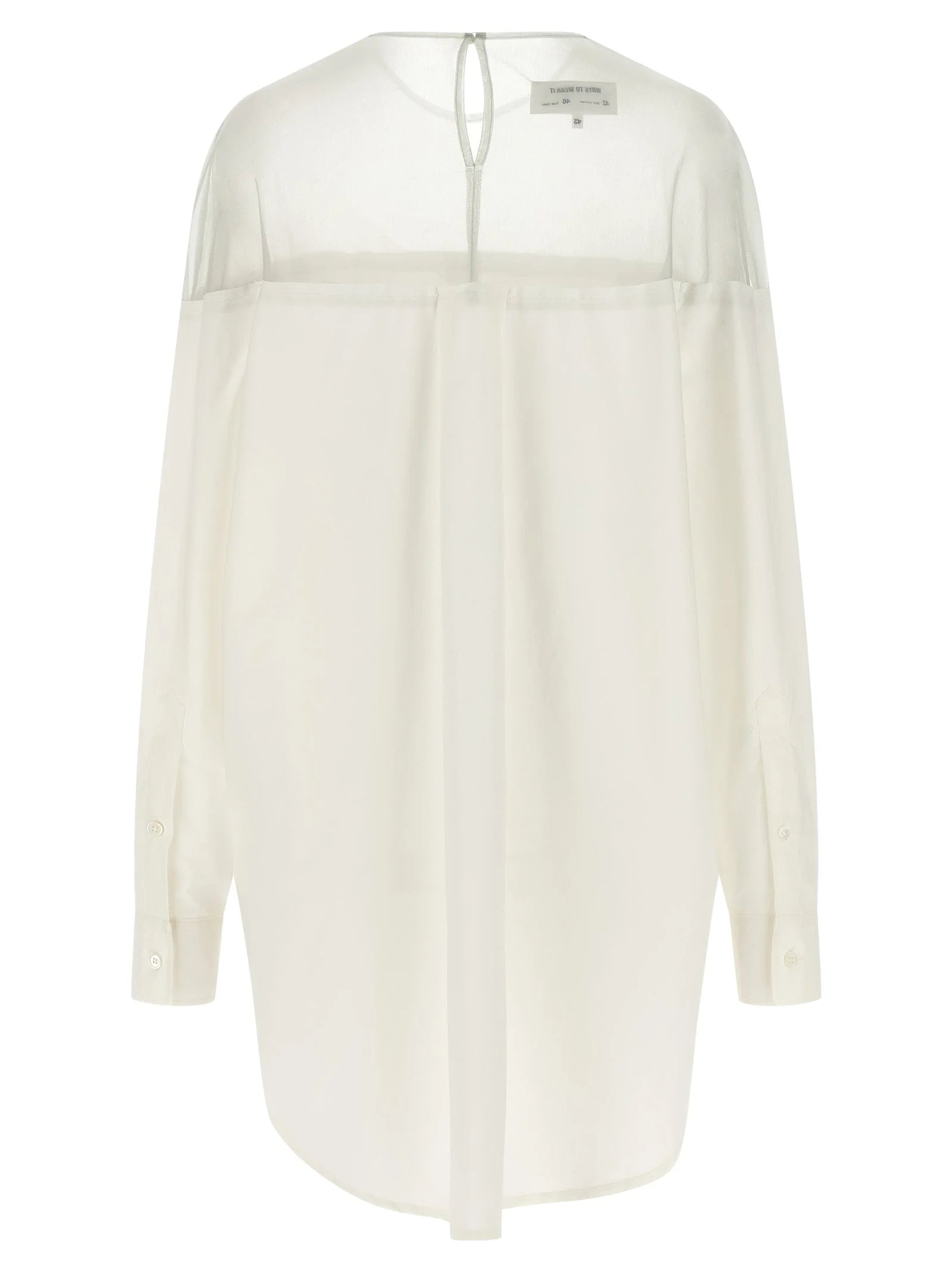 MM6 Maison Margiela White Cotton Blouse