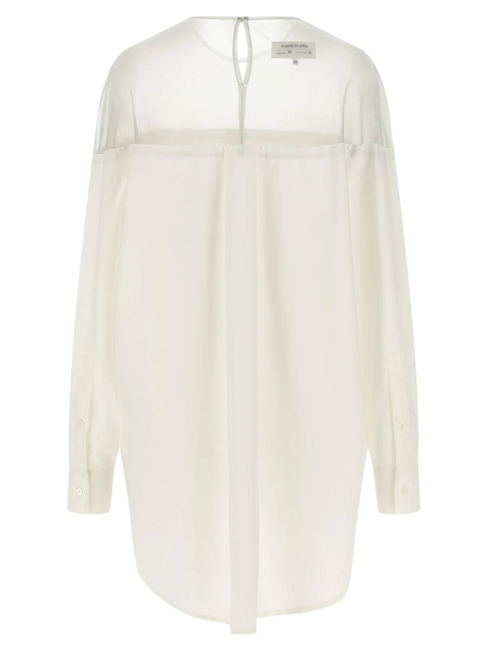 MM6 Maison Margiela White Cotton Blouse