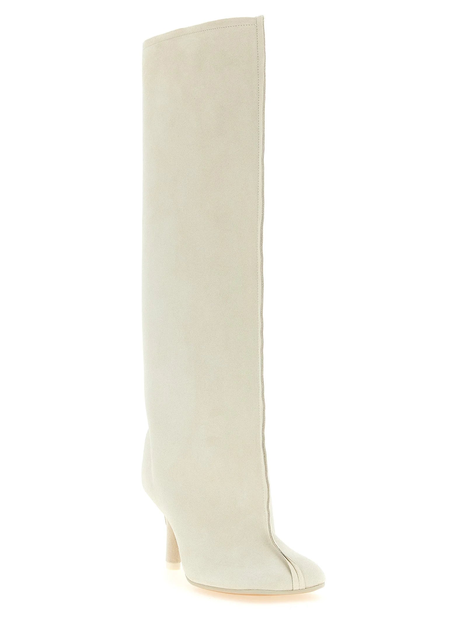 MM6 Maison Margiela White Cowhide Over The Knee - EU39/US9