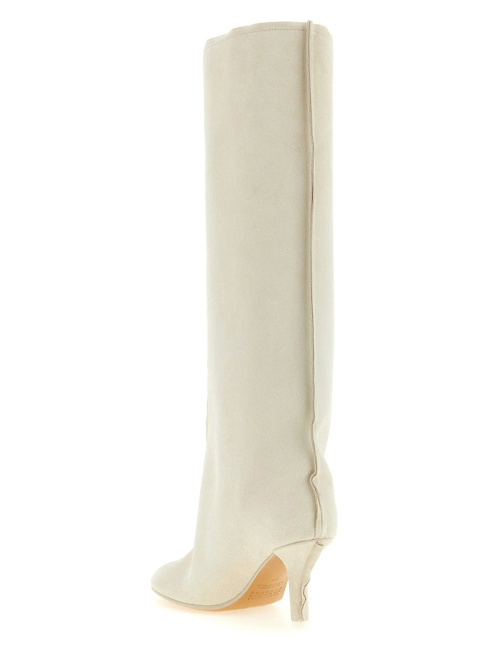 MM6 Maison Margiela White Cowhide Over The Knee - EU39/US9