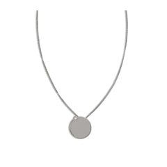 MM6 Necklace with round plaque - One Size - Necklaces