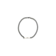 MM6 Silver Metal Necklace - One Size