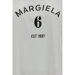 MM6 White Cotton Long Sleeve T-Shirt