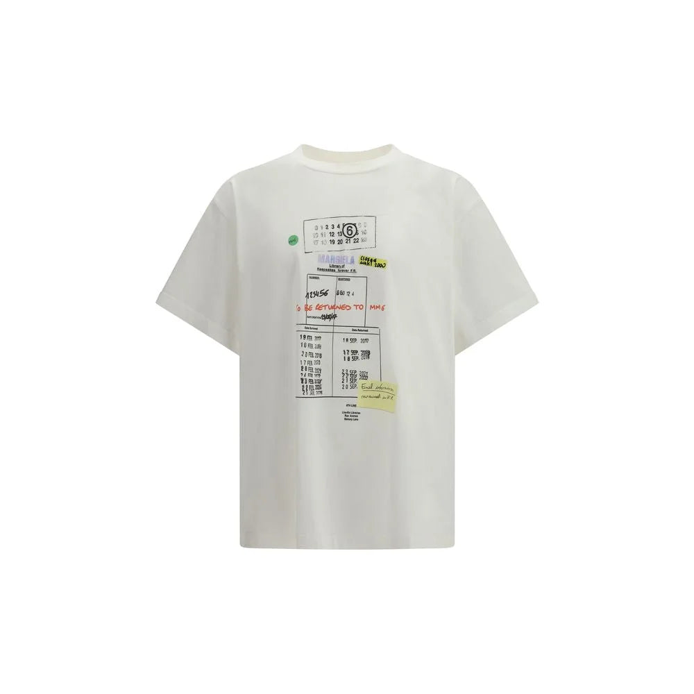MM6 White Cotton T-Shirt