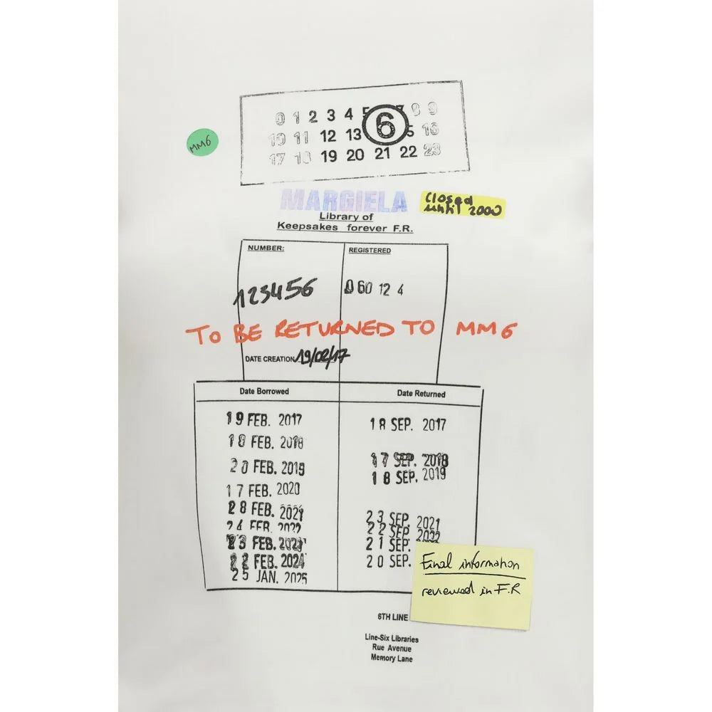 MM6 White Cotton T-Shirt