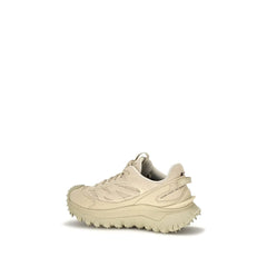 Moncler Beige Calf Leather Bos Taurus Athletic Sneakers