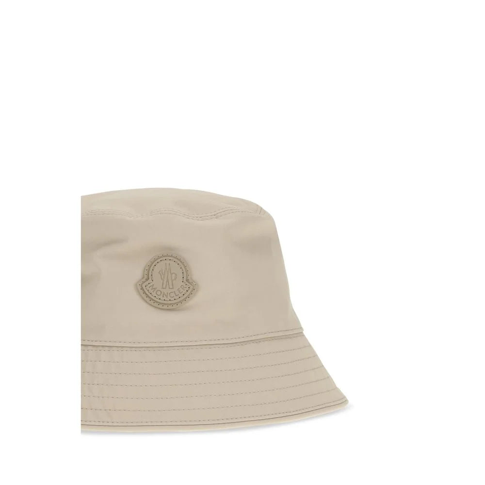Moncler Beige Cotton Bucket Hat - M