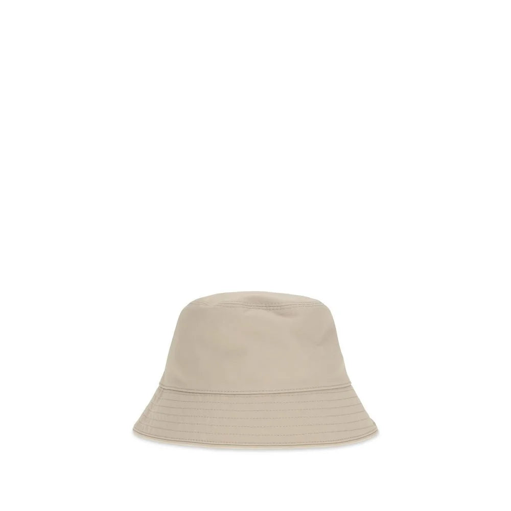 Moncler Beige Cotton Bucket Hat - M