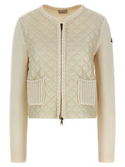 Moncler Beige Cotton Cardigan - L