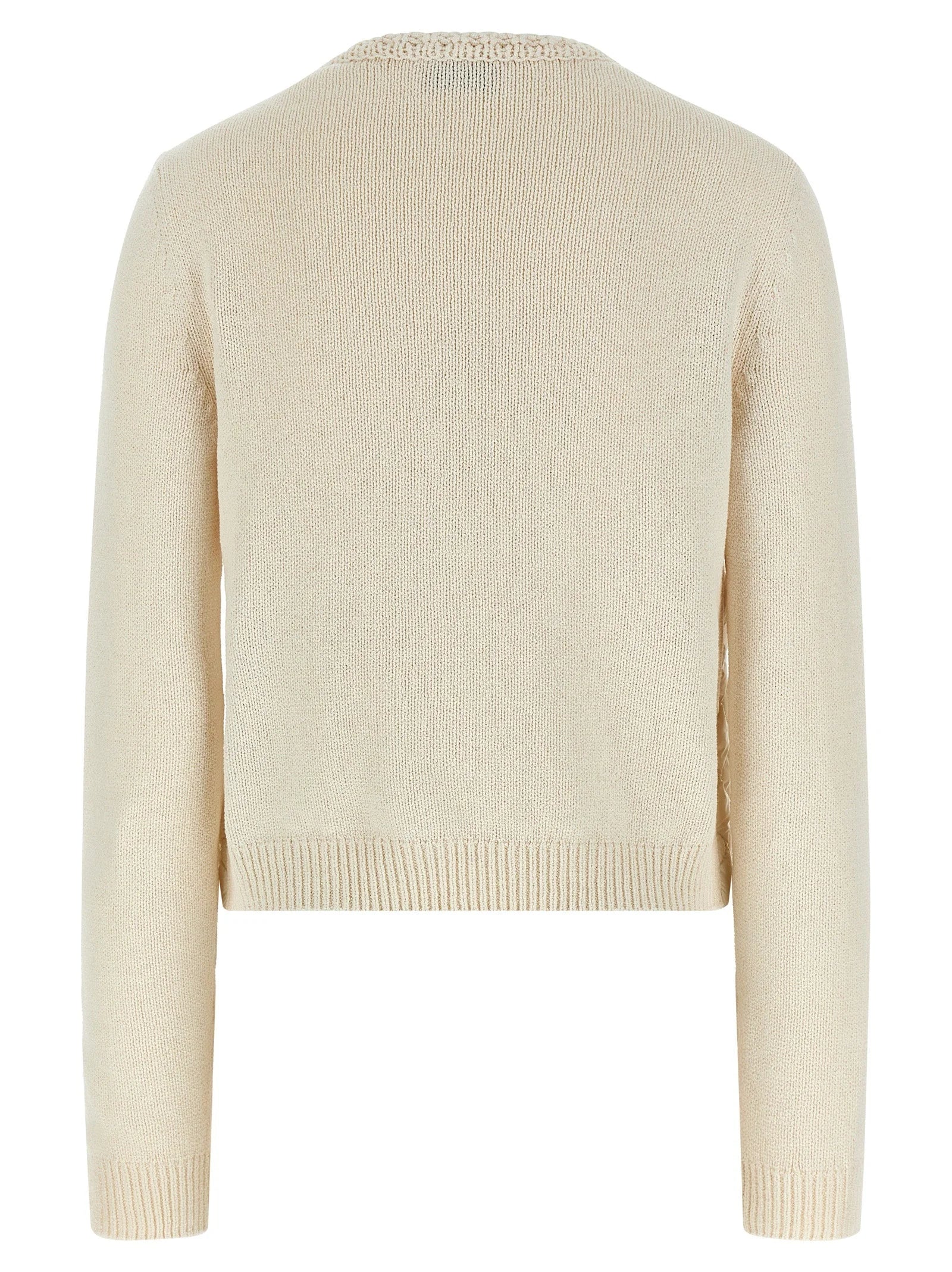 Moncler Beige Cotton Cardigan - L