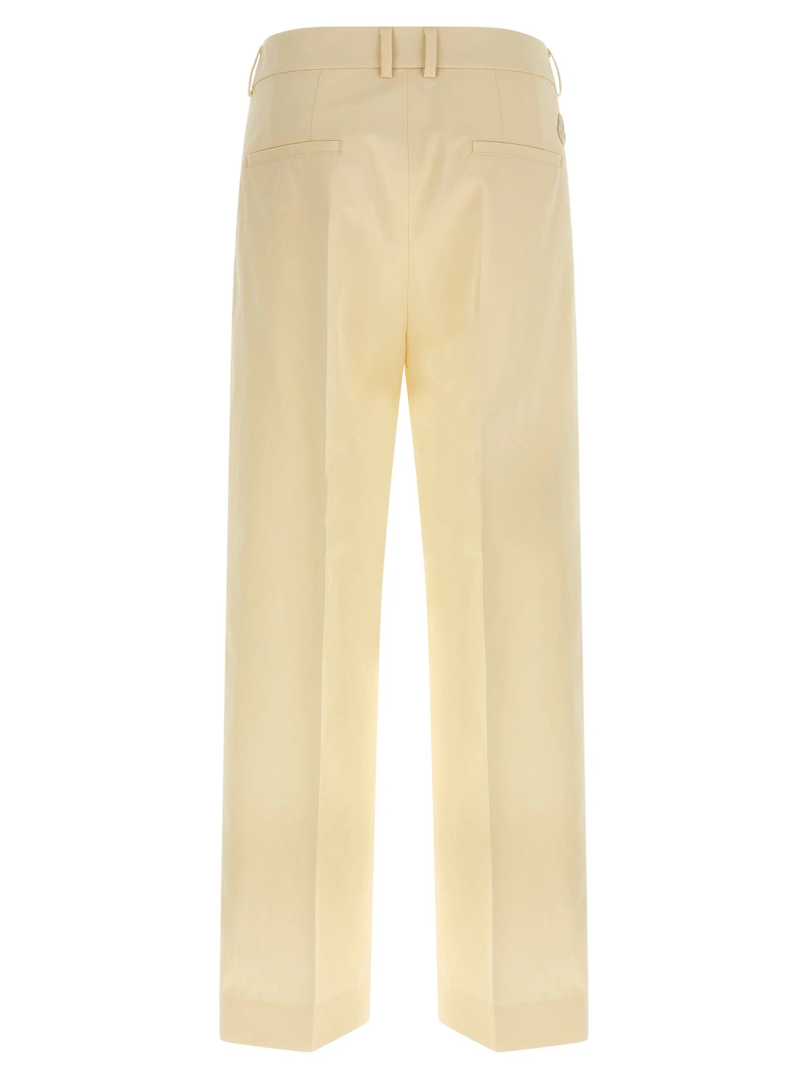 Moncler Beige Cotton Dress Pants