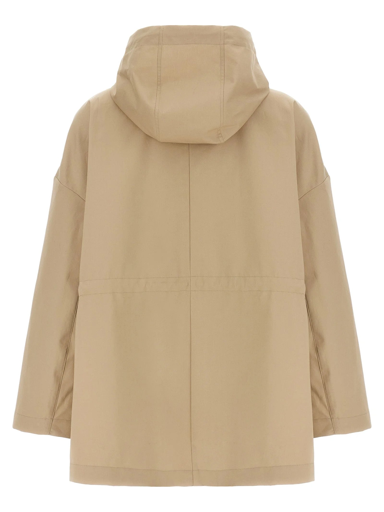 Moncler Beige Cotton Parka - 3