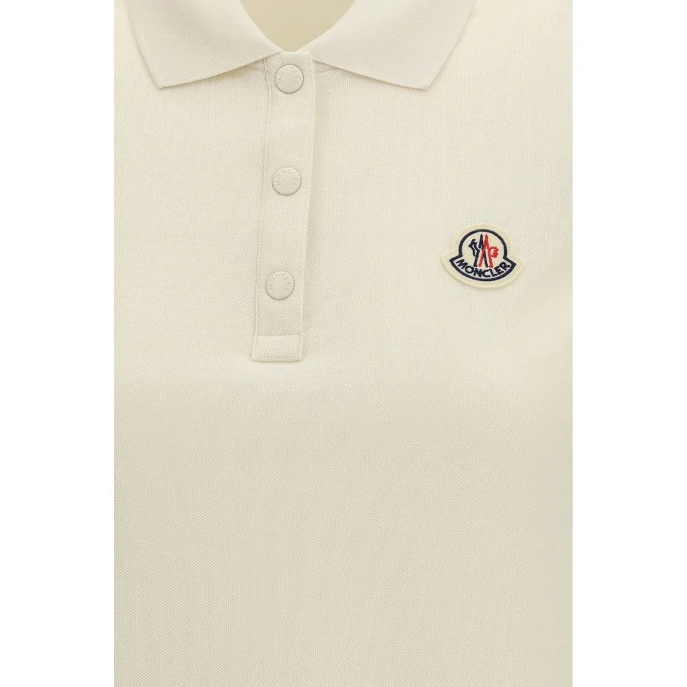 Moncler Beige Cotton Polo Shirt - XS