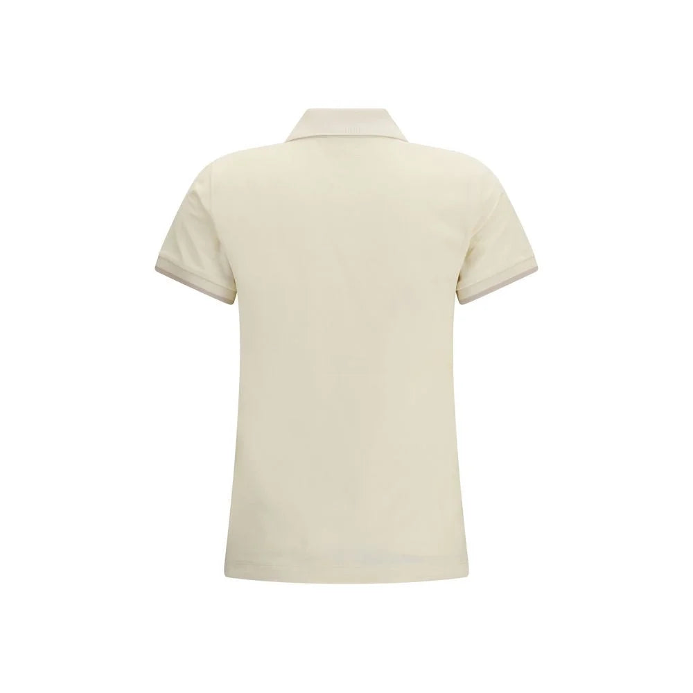 Moncler Beige Cotton Polo Shirt - XS