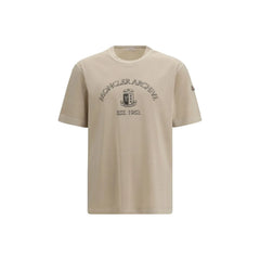 Moncler Beige Cotton T-Shirt