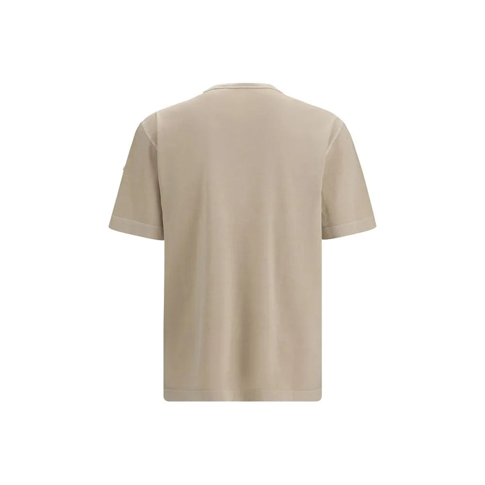 Moncler Beige Cotton T-Shirt