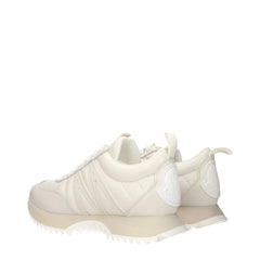 Moncler Beige Leather Low Top Sneakers - EU36/US6