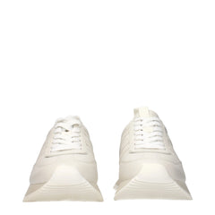 Moncler Beige Leather Low Top Sneakers - EU36/US6