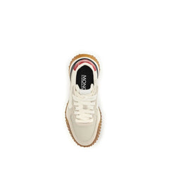Scarpe da ginnastica Moncler beige in poliammide
