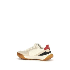 Scarpe da ginnastica Moncler beige in poliammide
