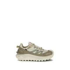 Baskets de sport en polyamide beige - UE44/US11 Moncler