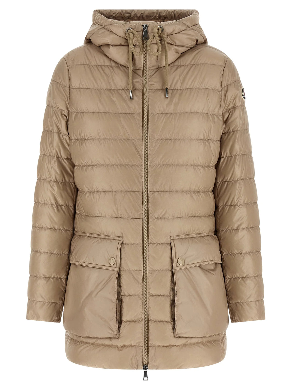 Moncler Beige Polyamide Full-Length Jacket