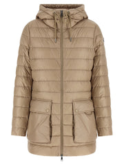 Moncler Beige Polyamide Full-Length Jacket