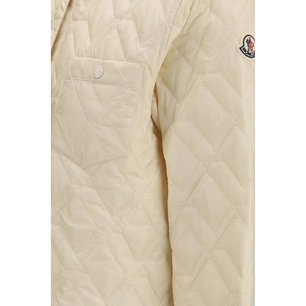 Moncler Beige Polyamide Full-Length Jacket - IT38 | S