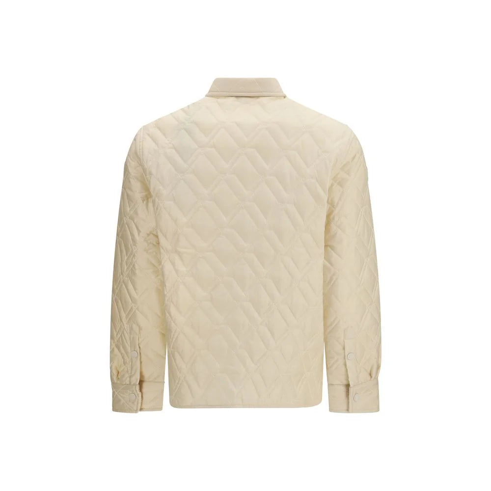 Moncler Beige Polyamide Full-Length Jacket - IT38 | S
