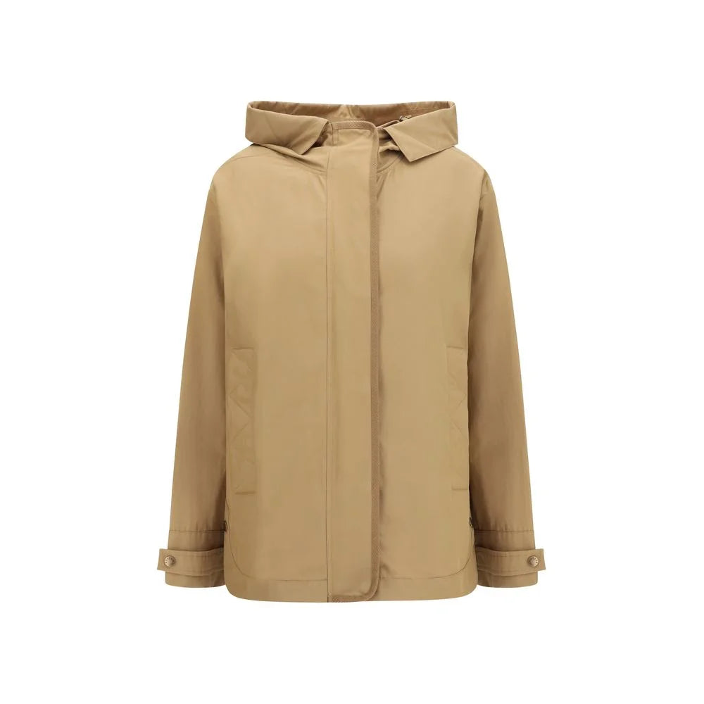 Moncler Beige Polyamide Shell Jacket - 0/XS
