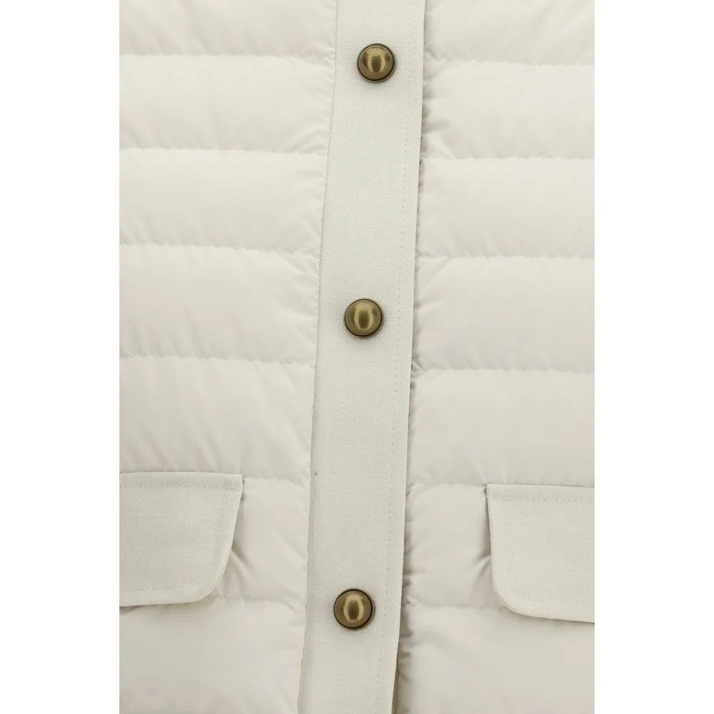 Moncler Beige Polyester Coat - 2