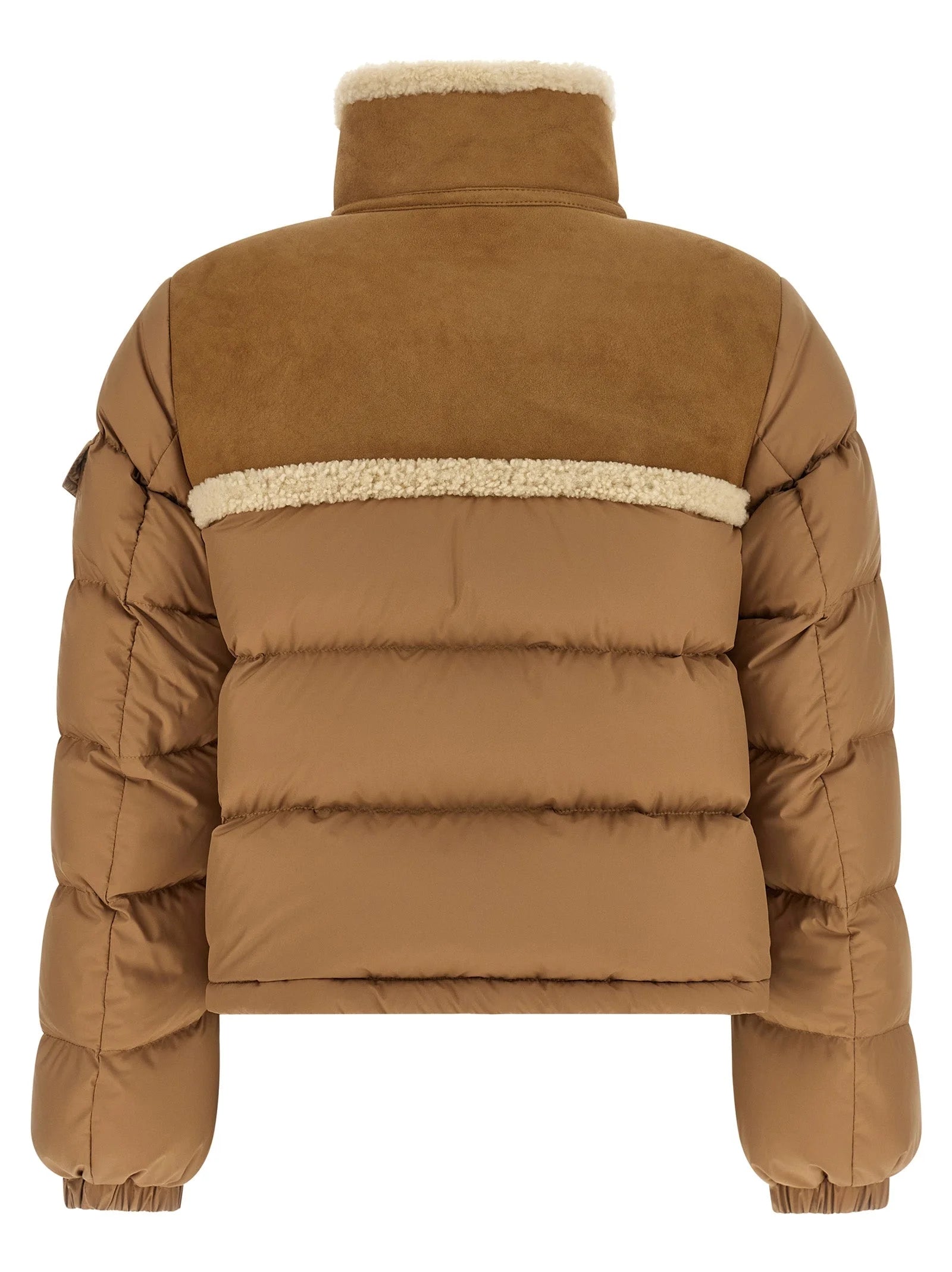 Moncler Beige Polyester Full-Length Jacket
