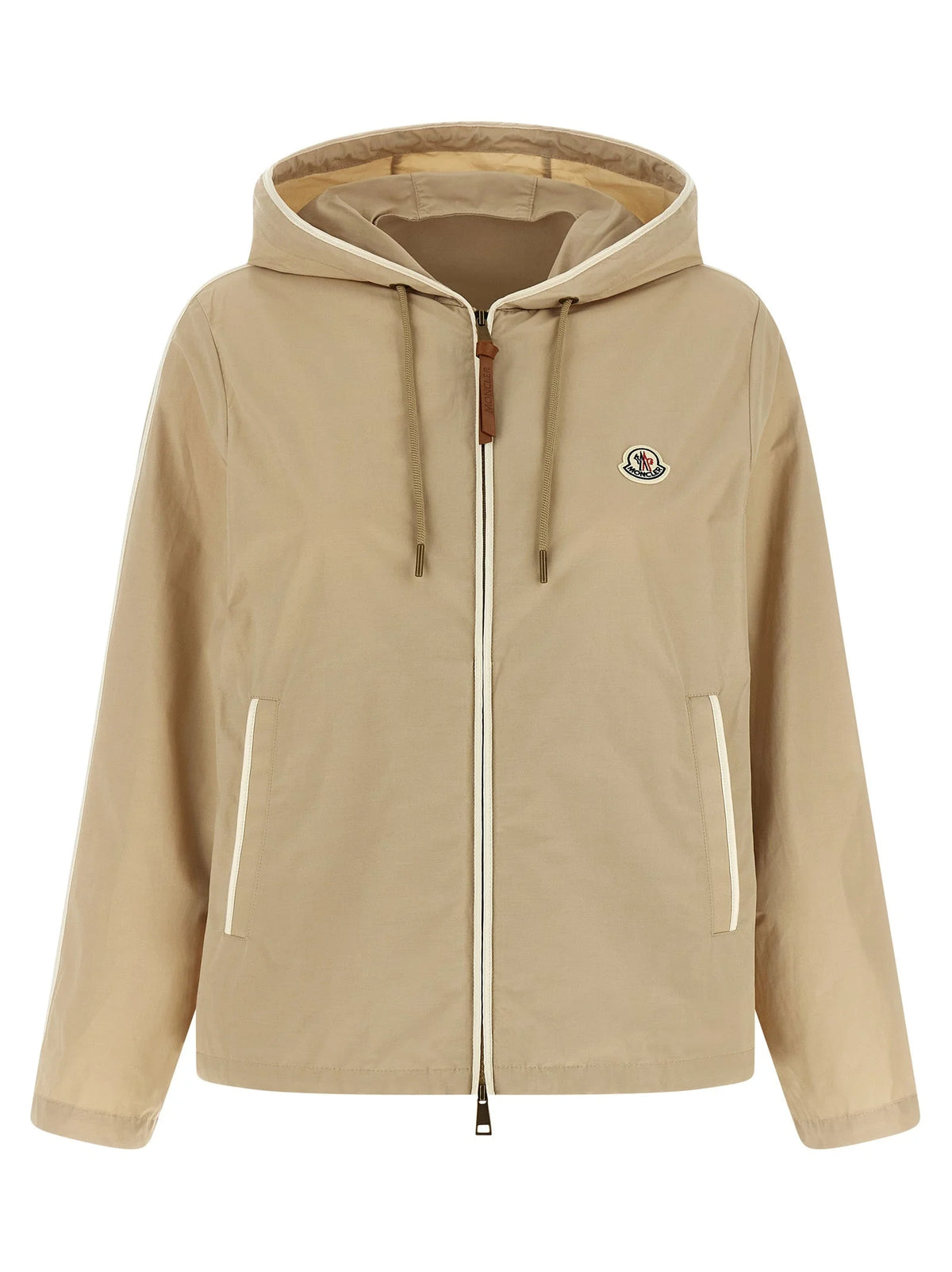 Moncler Beige Polyester Shell Jacket - 2