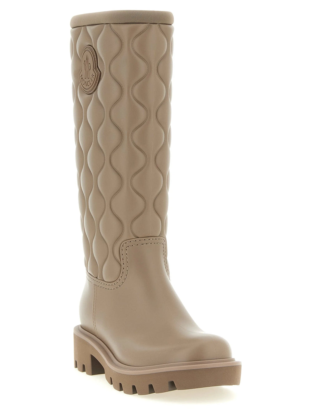 Moncler Beige Pvc Over The Knee - EU39/US9
