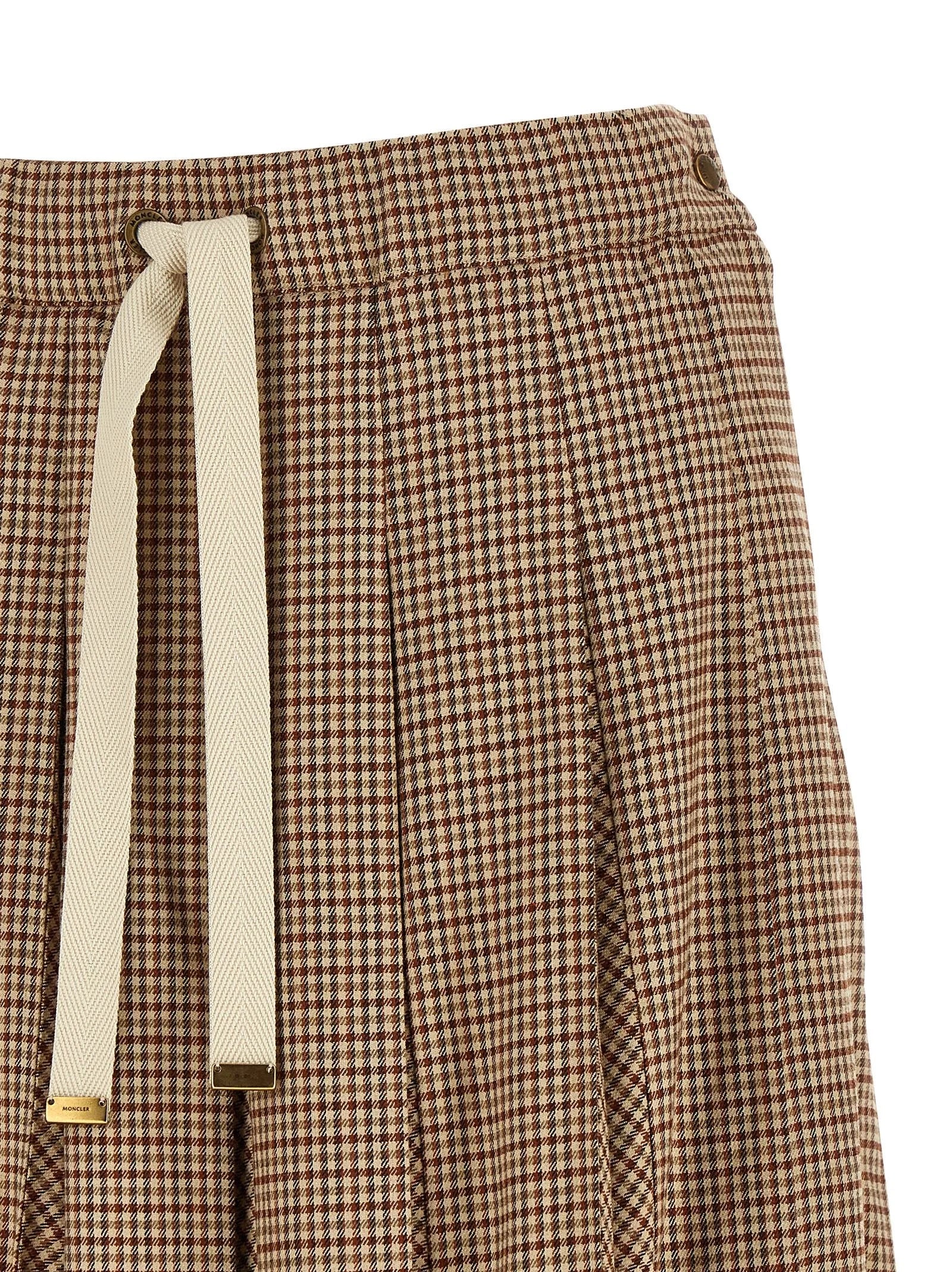 Moncler Beige Viscose Midi Skirt