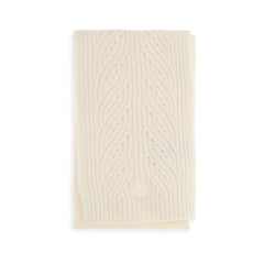 Moncler Beige Wool Oves Aries Foulard