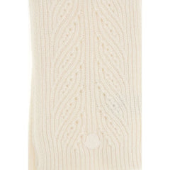 Moncler Beige Wool Oves Aries Foulard