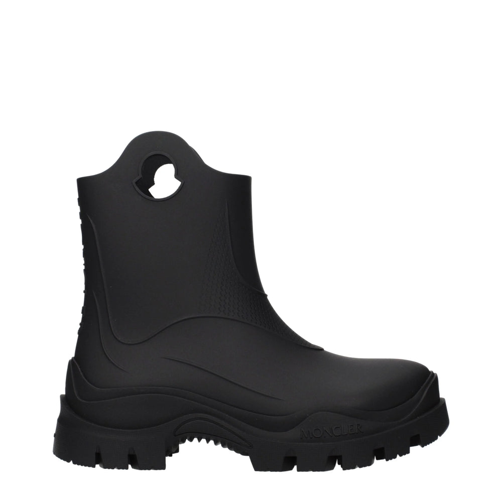 Moncler Schwarze Baumwoll-Ankelstiefel
