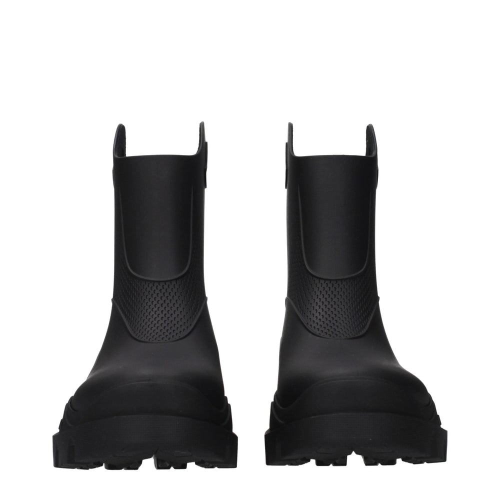 Moncler Schwarze Baumwoll-Ankelstiefel