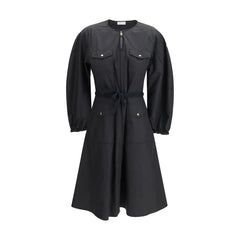 Moncler Black Cotton Casual Dress