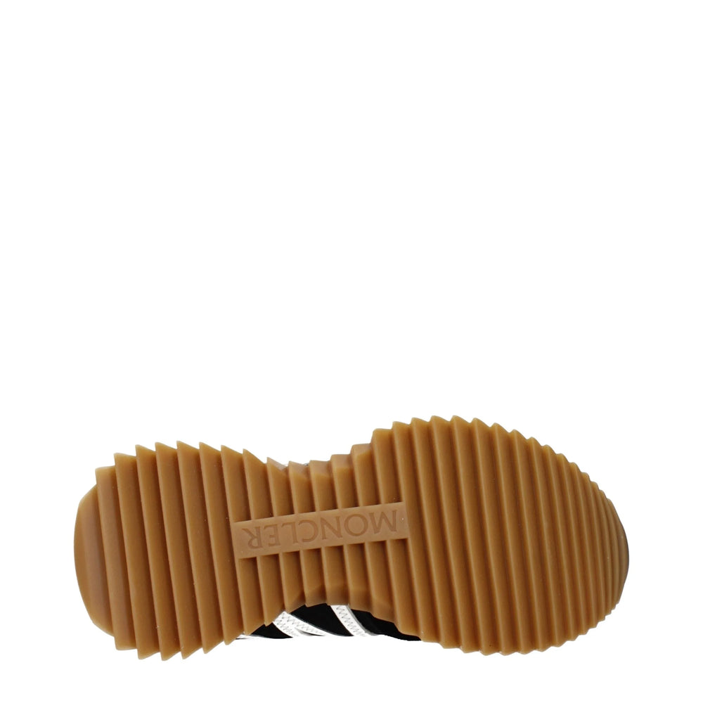 Moncler Black Fabric Low Top Sneakers - EU35/US5