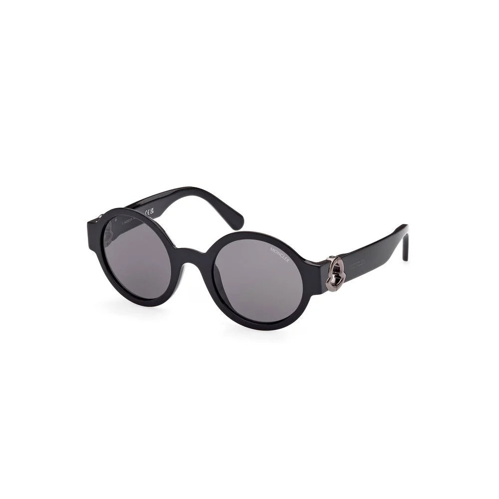 Moncler Black Pantografato Women Sunglasses