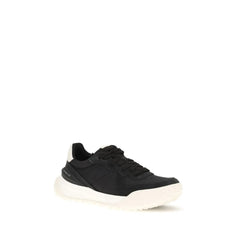 Moncler Black Polyamide Athletic Sneakers