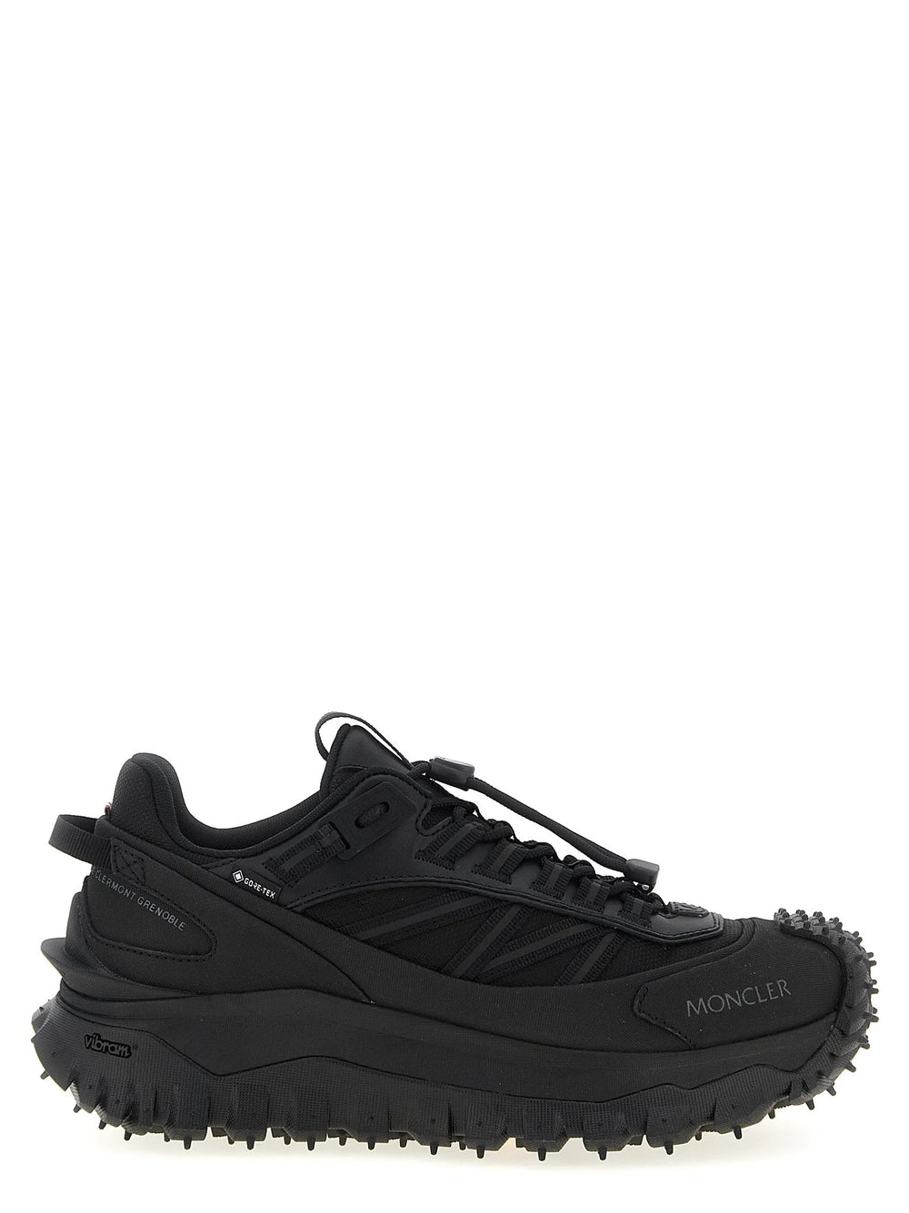 Moncler Black Polyamide Athletic Sneakers - EU43.5/US10.5