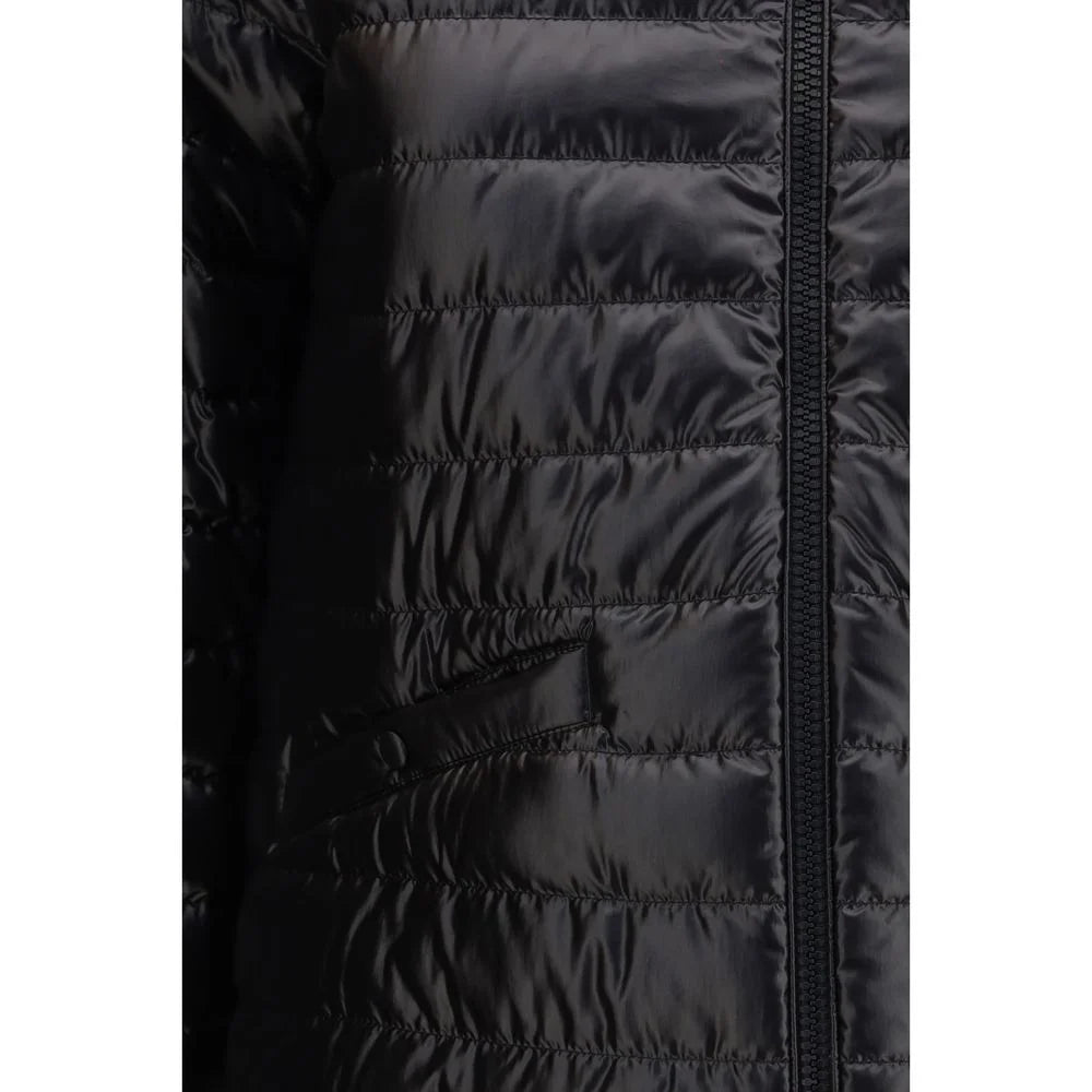 Moncler Black Polyamide Coat - 0/XS
