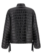 Moncler Black Polyamide Full-Length Jacket